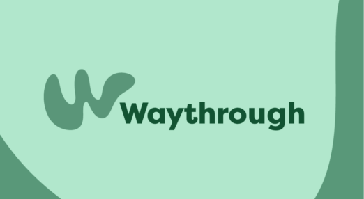 The Waythrough logo in green